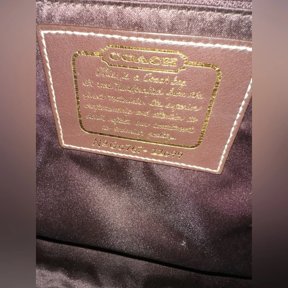 Coach Signature Tote & Matching Wristlet